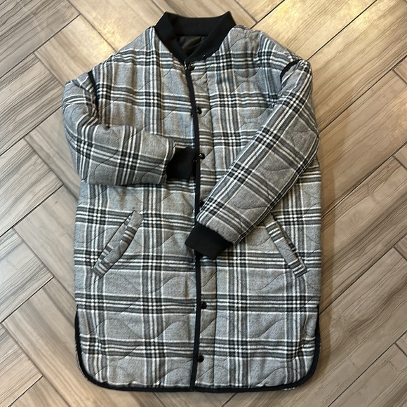Evereve Reversible Quilted Coat XS - Picture 2 of 6